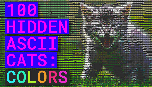 100 Hidden ASCII Cats: Colors – 100 Hidden ASCII Cats: