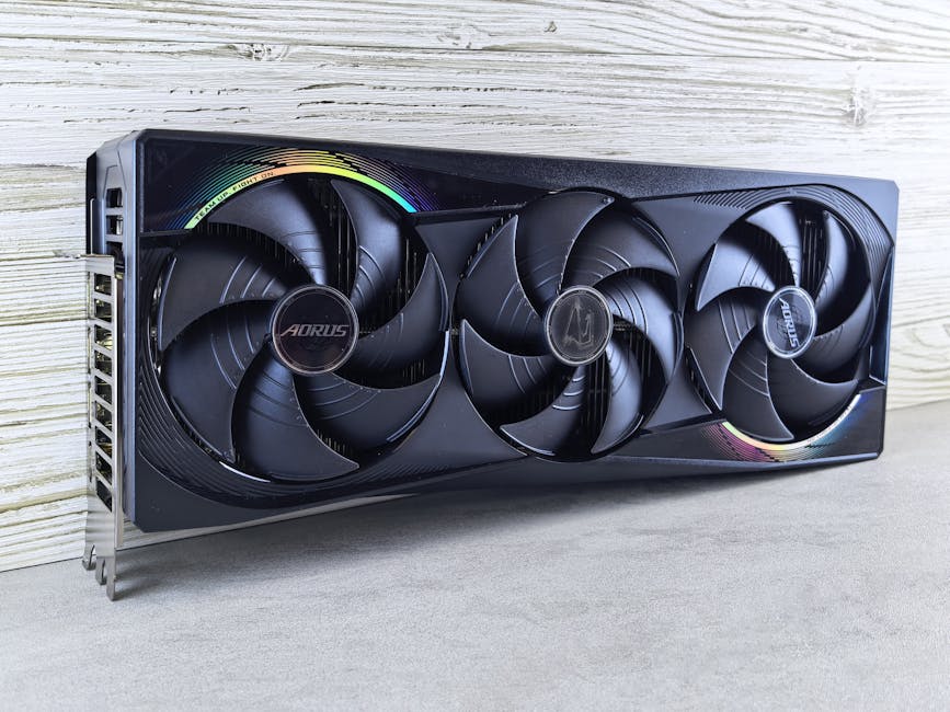 Triple fan GPU with RGB lighting, ideal for gaming setups and high-performance computing. – need budget msi gpu