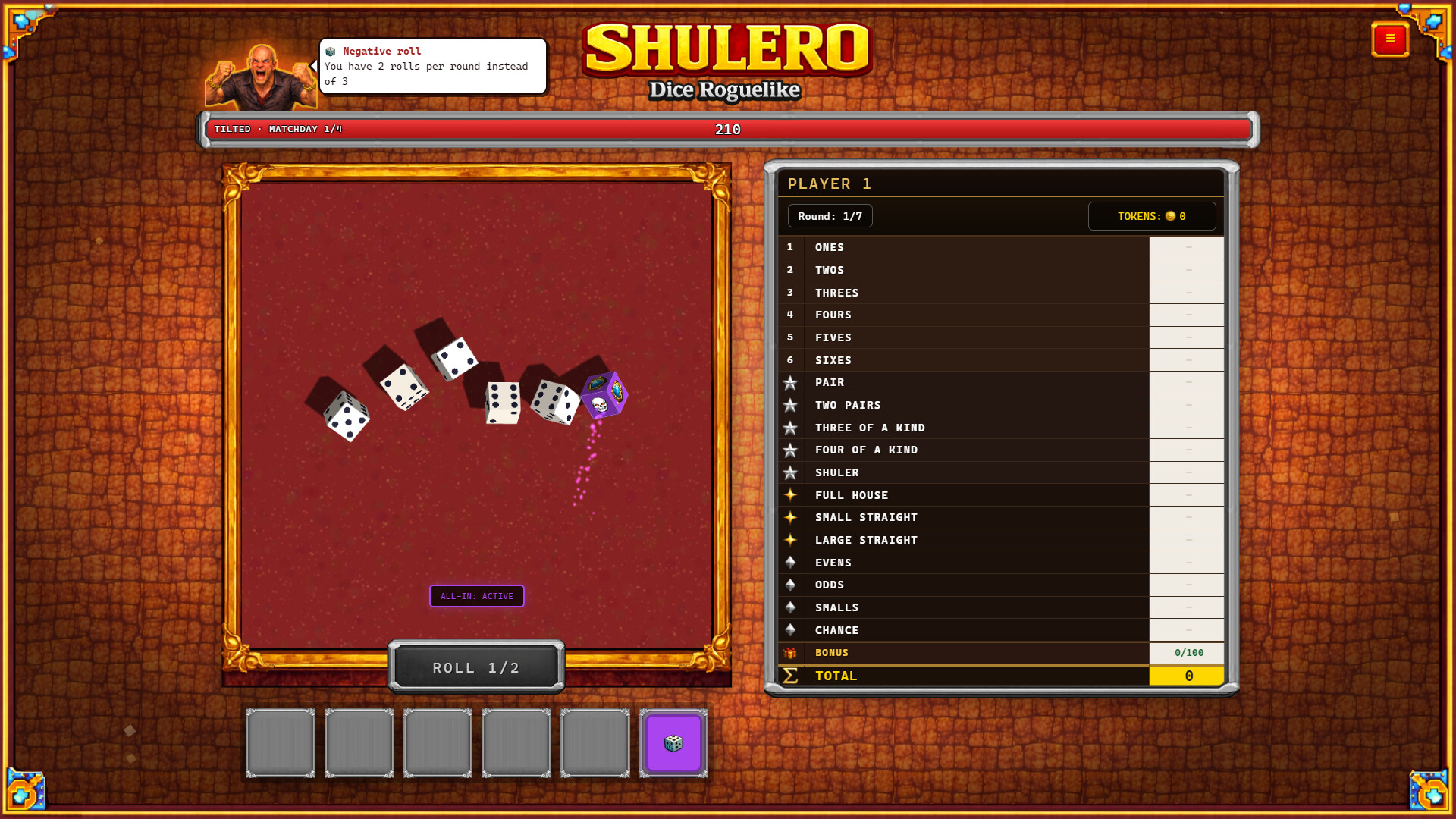 SHULERO – Dice Roguelike – SHULERO - Dice Roguelike