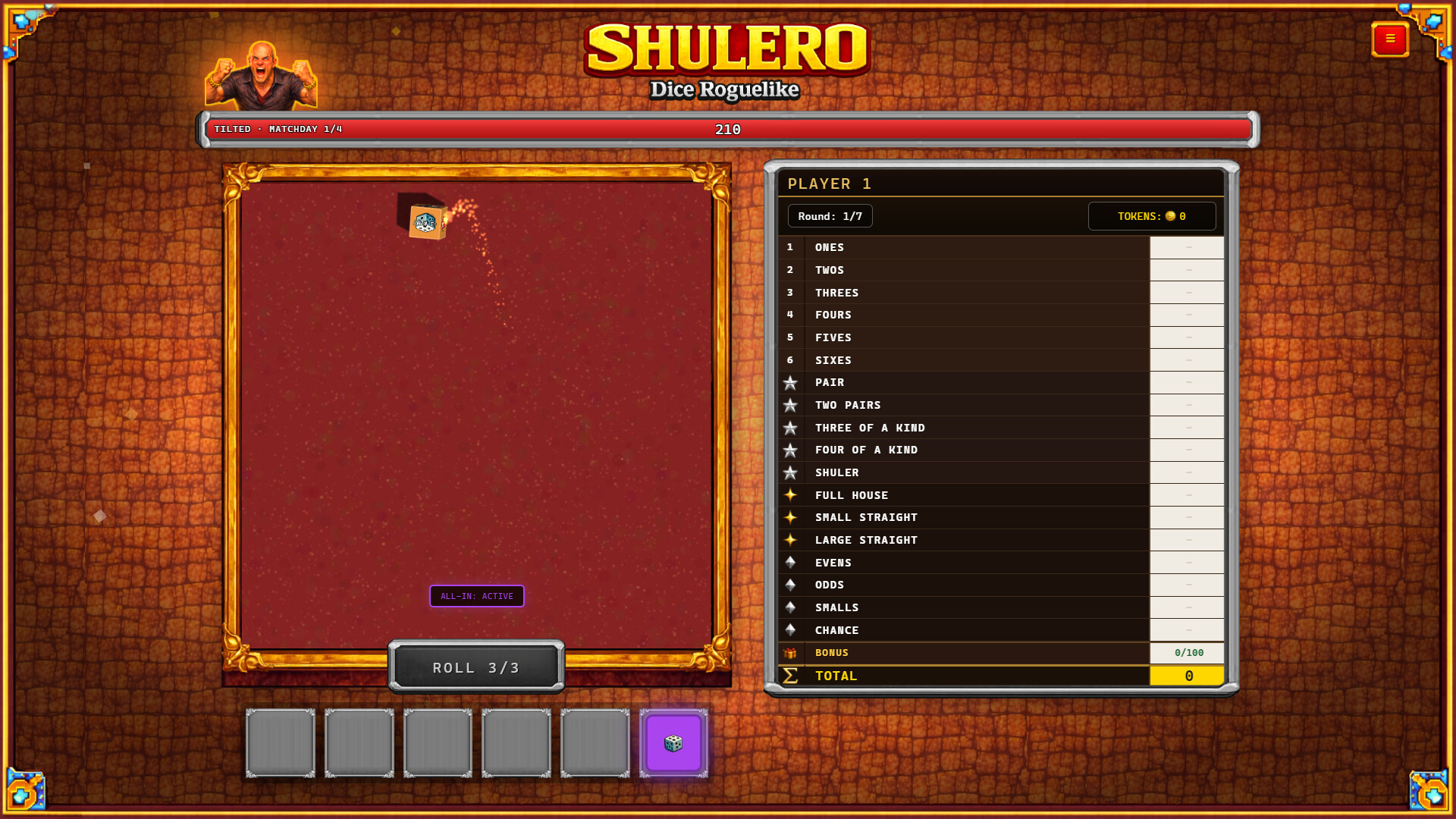 SHULERO – Dice Roguelike