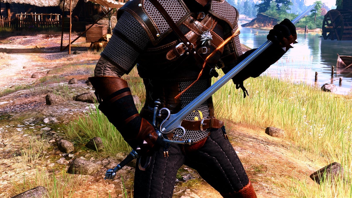 Witcher 3 modders have already added Geralt's new sword from the Songs of the Past expansion to the base game – Witcher 3 mods Songs
