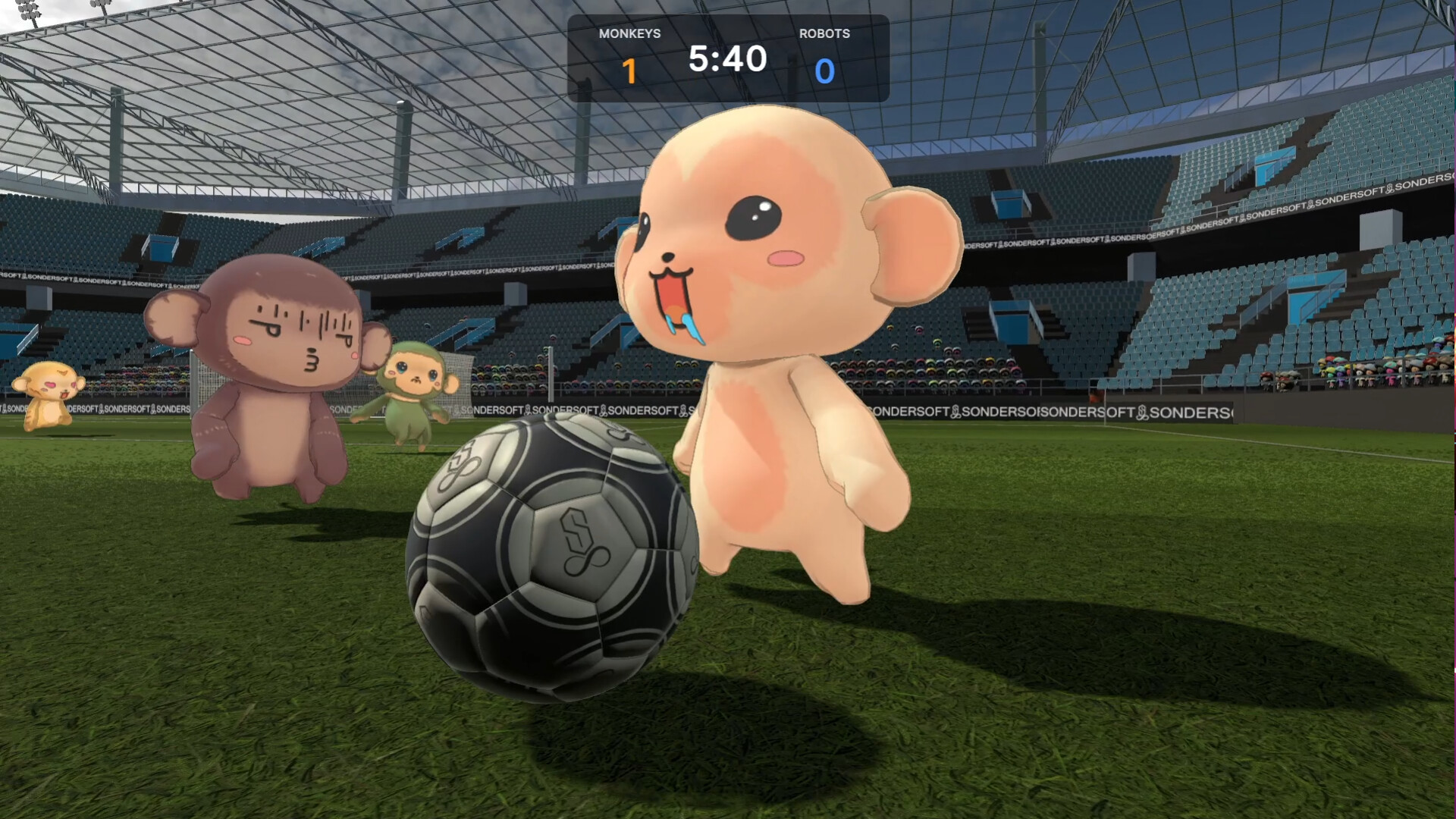 SonderSoft Soccer: Monkeys VS Robots!