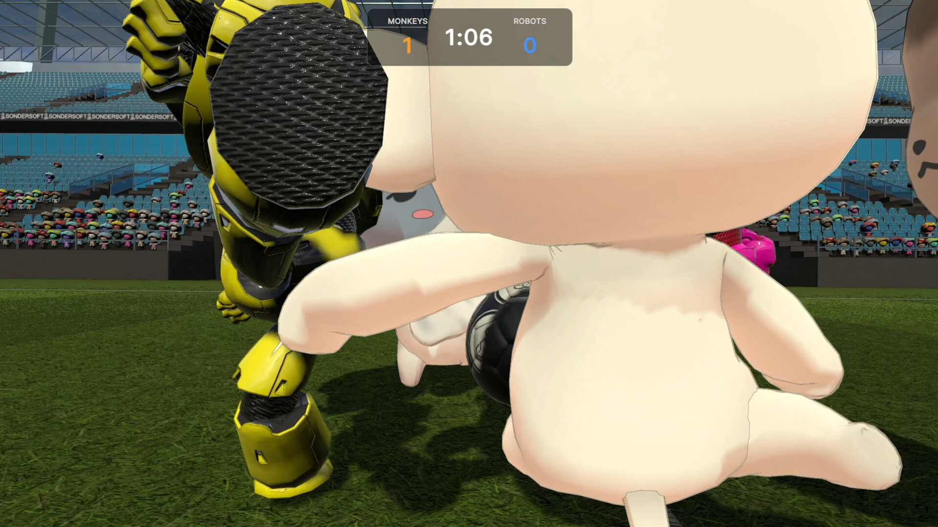 SonderSoft Soccer: Monkeys VS Robots!