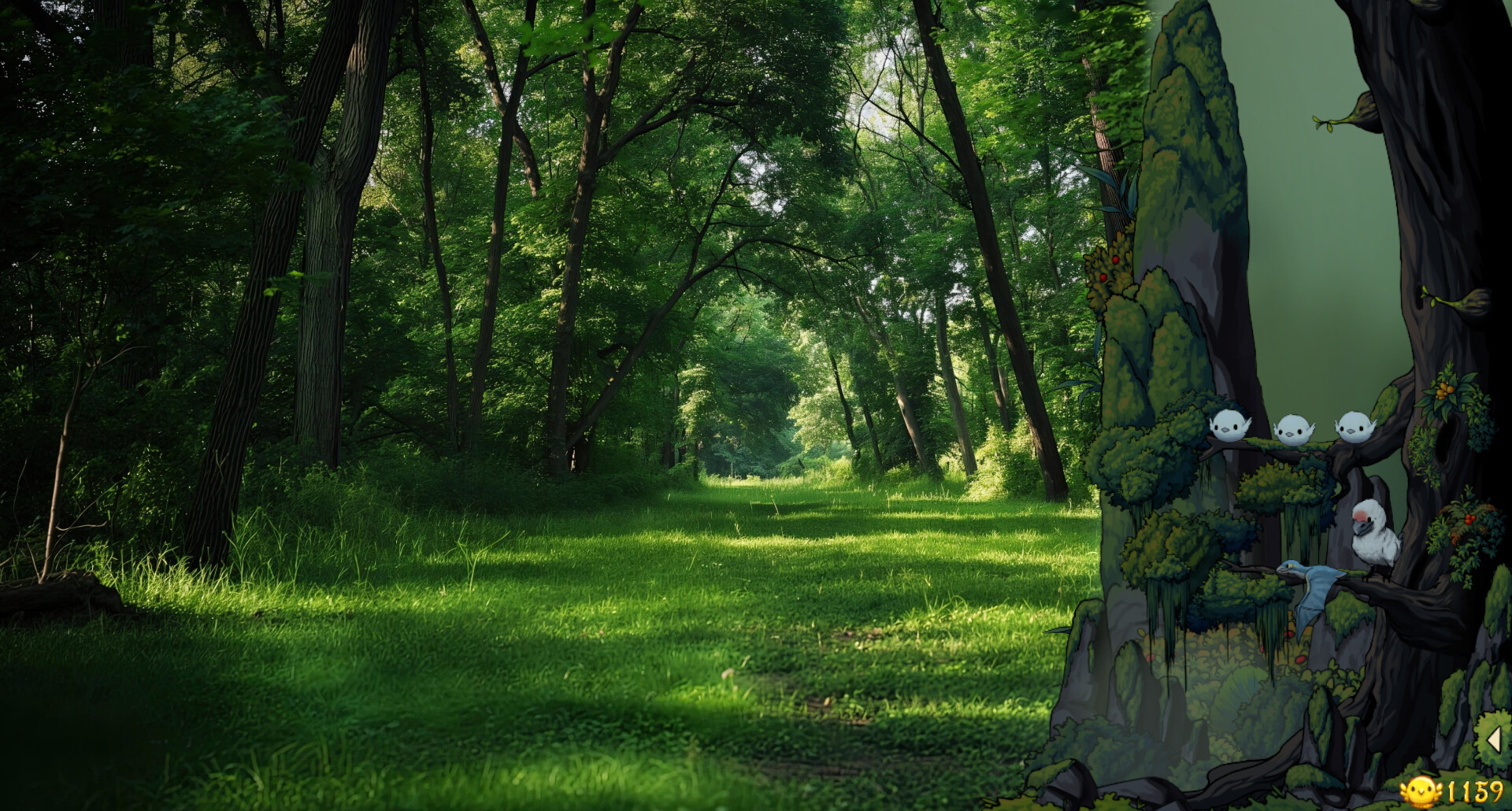 Fantasy Bird Woods